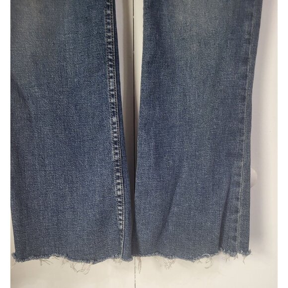 TILT VTG 90s Denim Jeans Juniors SZ 9 Cut Off Raw Hem Altered Grunge *READ - Picture 5 of 12